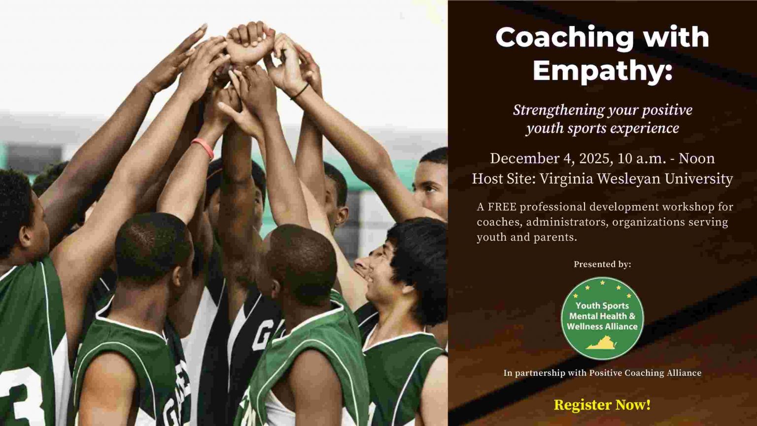 Developing the Youth Athlete Youth Sports Mental Health Awareness